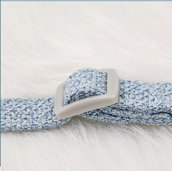 Teddy Bear Harness with Leash. Blue