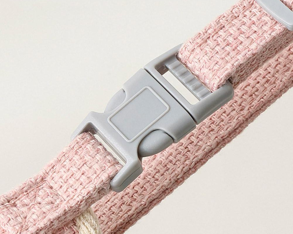 Teddy Bear Harness with Leash, Pink