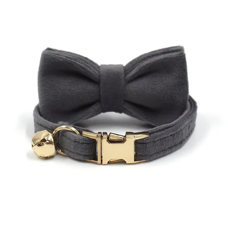 Velvet Customized Collar, Black