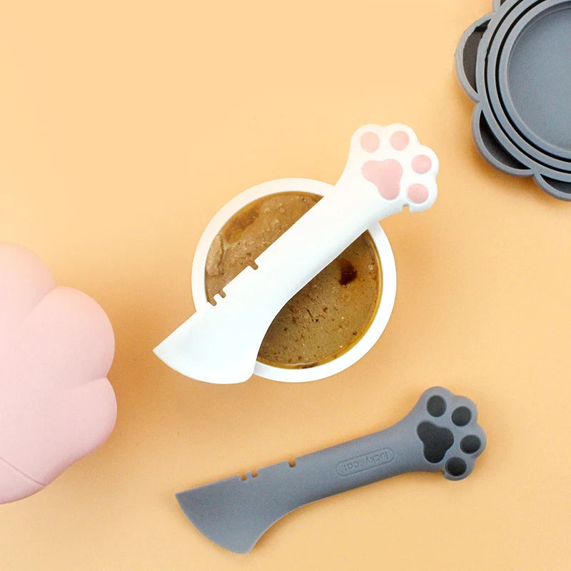 Paw Shaped Spatula, & Lid Set