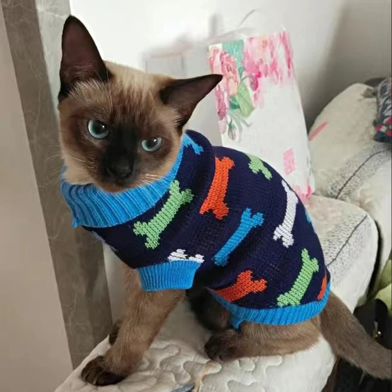 Knitted Turtleneck, Bones