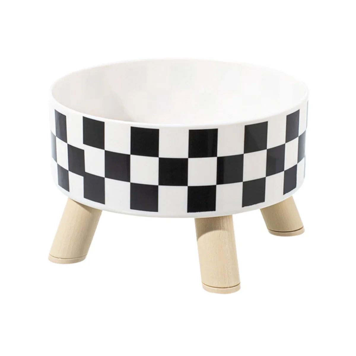 Elevated Checkered Bowl