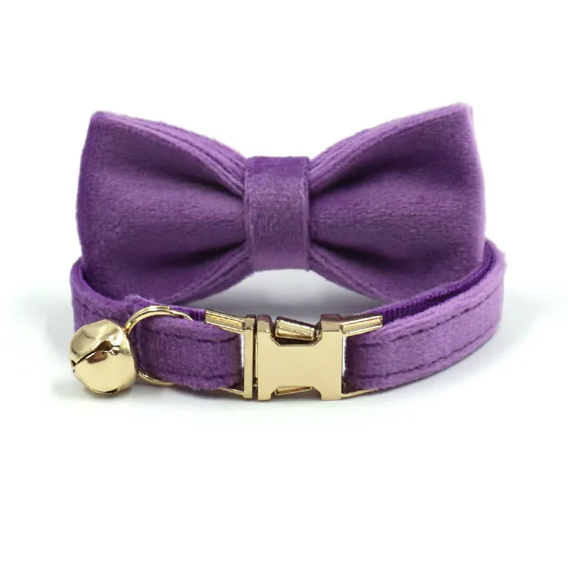 Velvet Customized Collar, Deep Purple