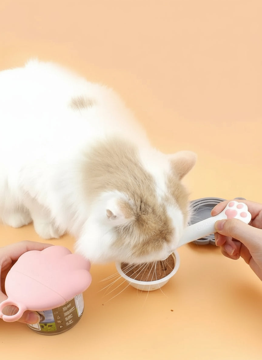 Paw Shaped Spatula, & Lid Set
