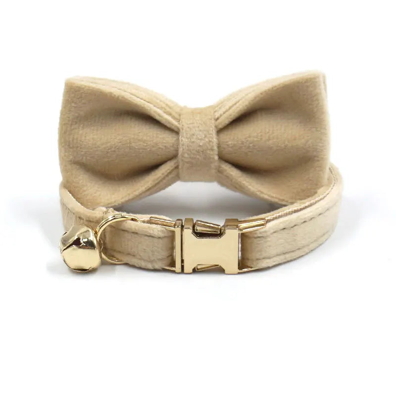 Velvet Customized Collar, Khaki