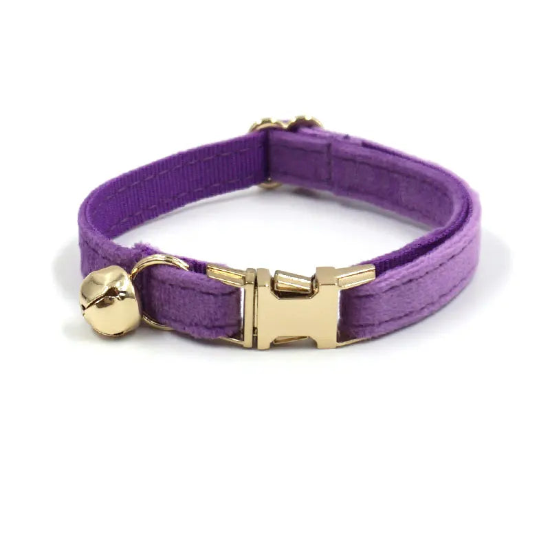 Velvet Customized Collar, Deep Purple