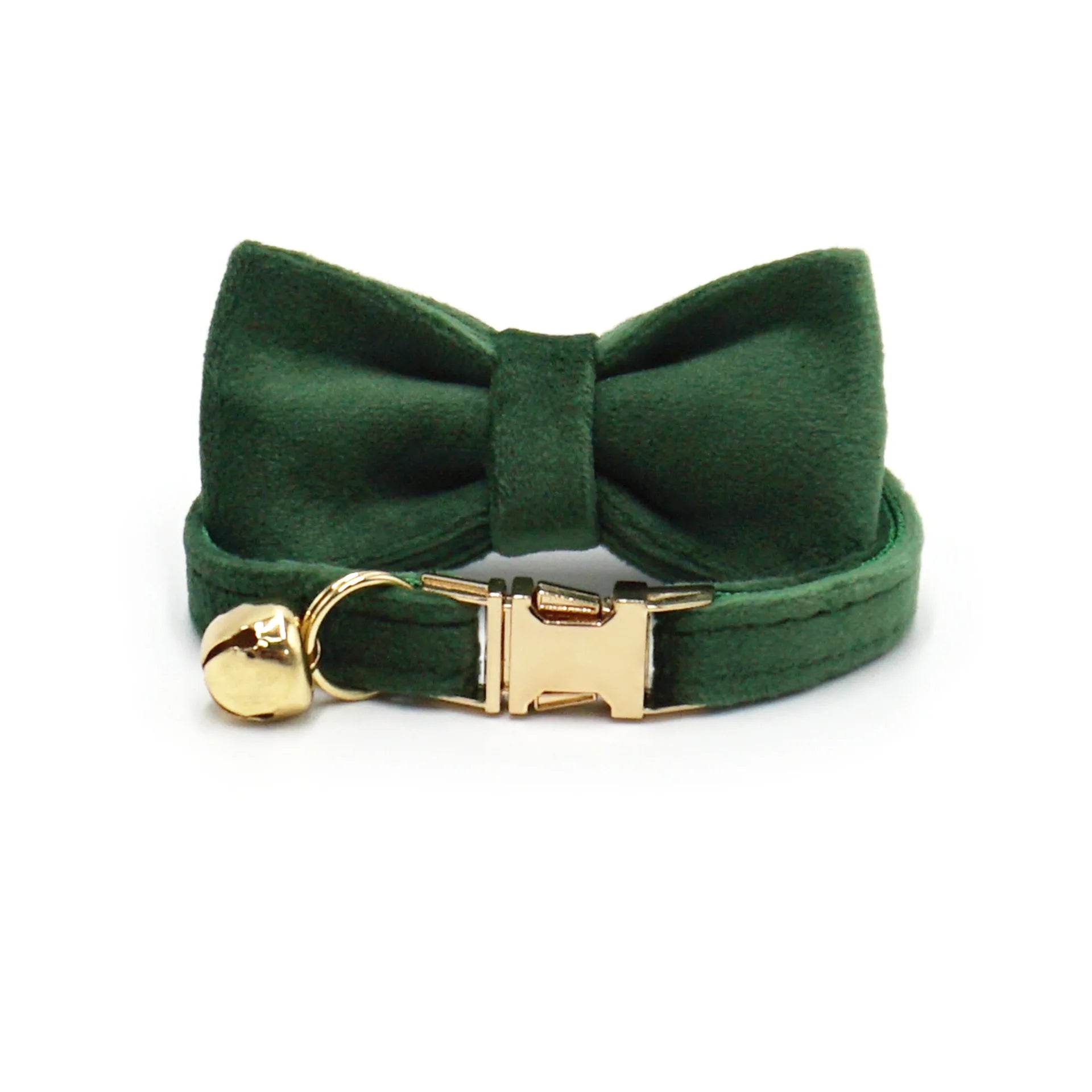 Velvet Customized Collar, Green
