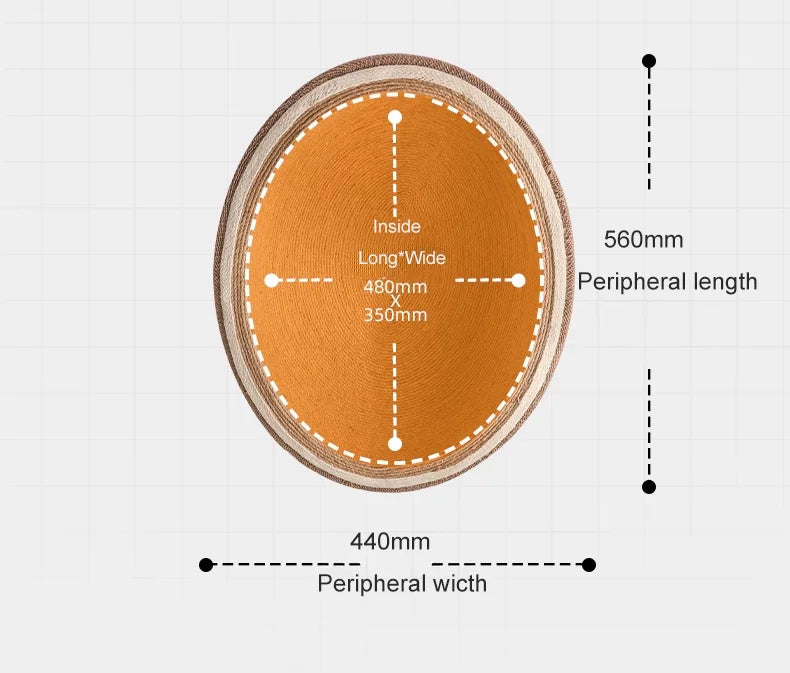 Oval Scratching Nest
