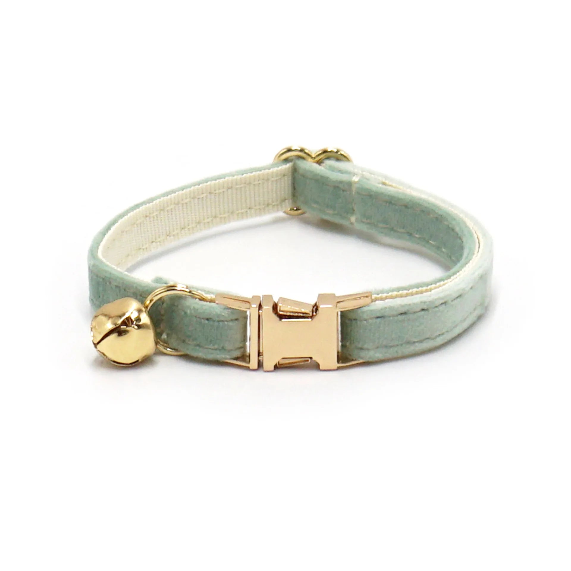 Velvet Customized Collar, Light Green