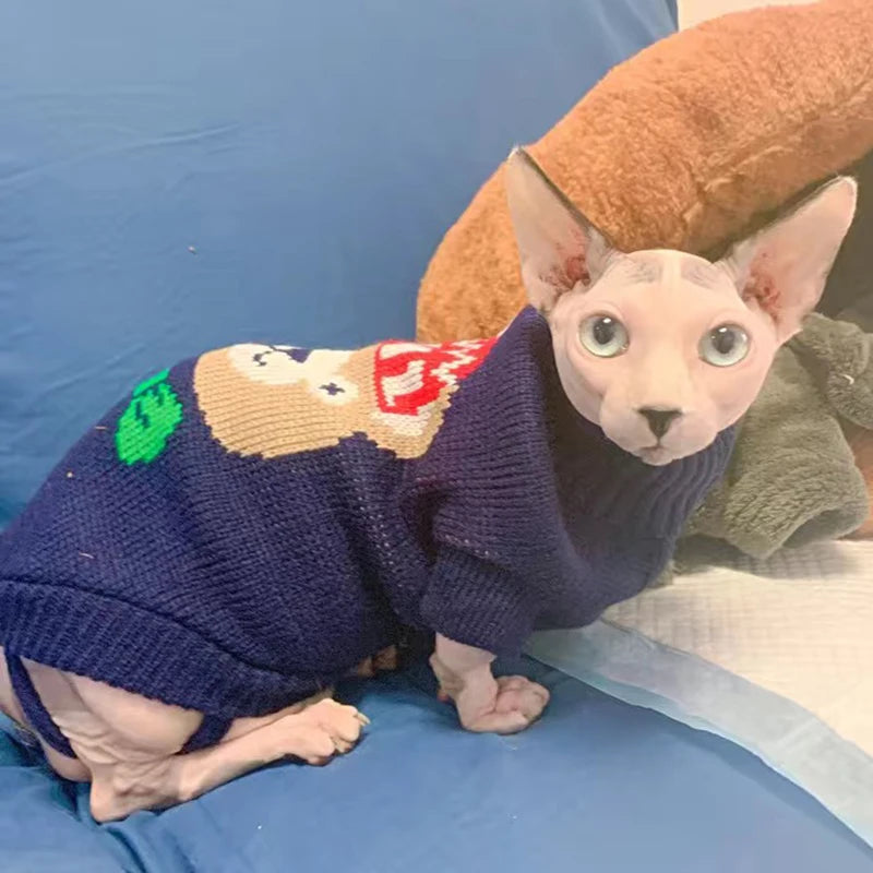 Knitted Turtleneck, Teddy Bear